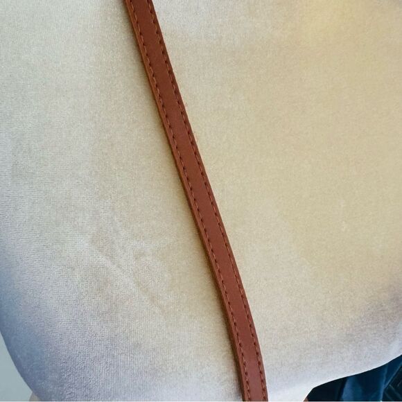 ANTHROPOLOGIE Rattan Circle Crossbody Bag,‎ White/Cream/Brown, Classic Chic - Picture 9 of 17